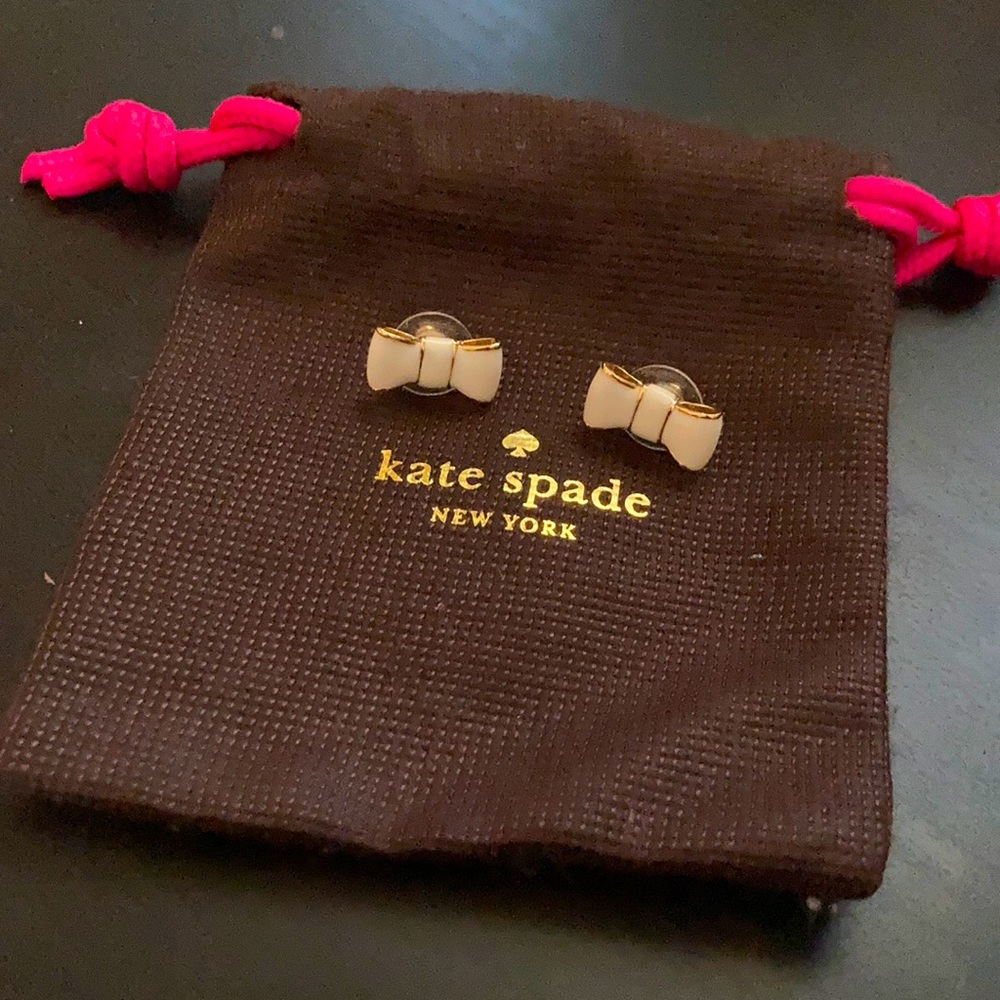Kate Spade bow earrings NWOT